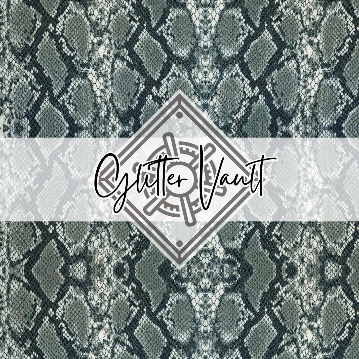 #4049 - Teal Snakeskin Vinyl Print