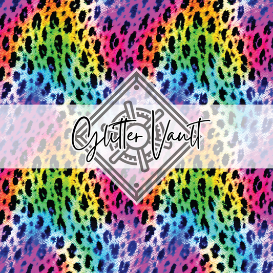 #4064 - Rainbow Fur Vinyl Print
