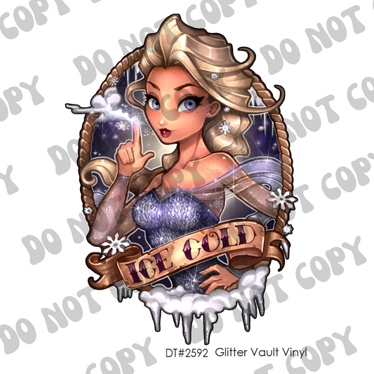 DT# 2592 - Elsa - Transparent Decal