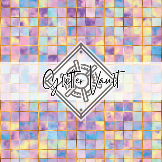 #5002 - Mosaic Tile Vinyl Print - Large