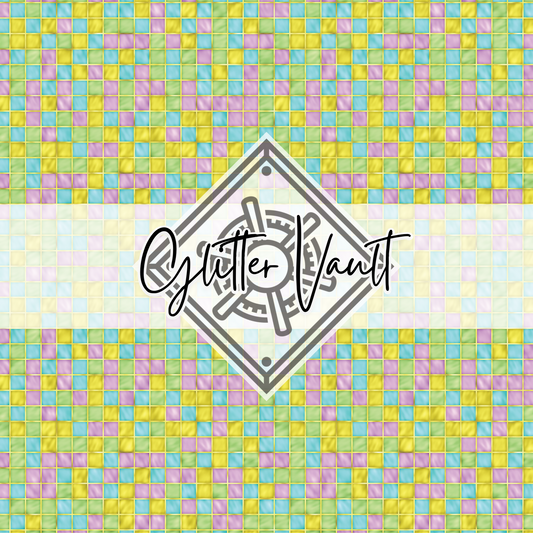 #5005 - Mosaic Tile Vinyl Print - Small