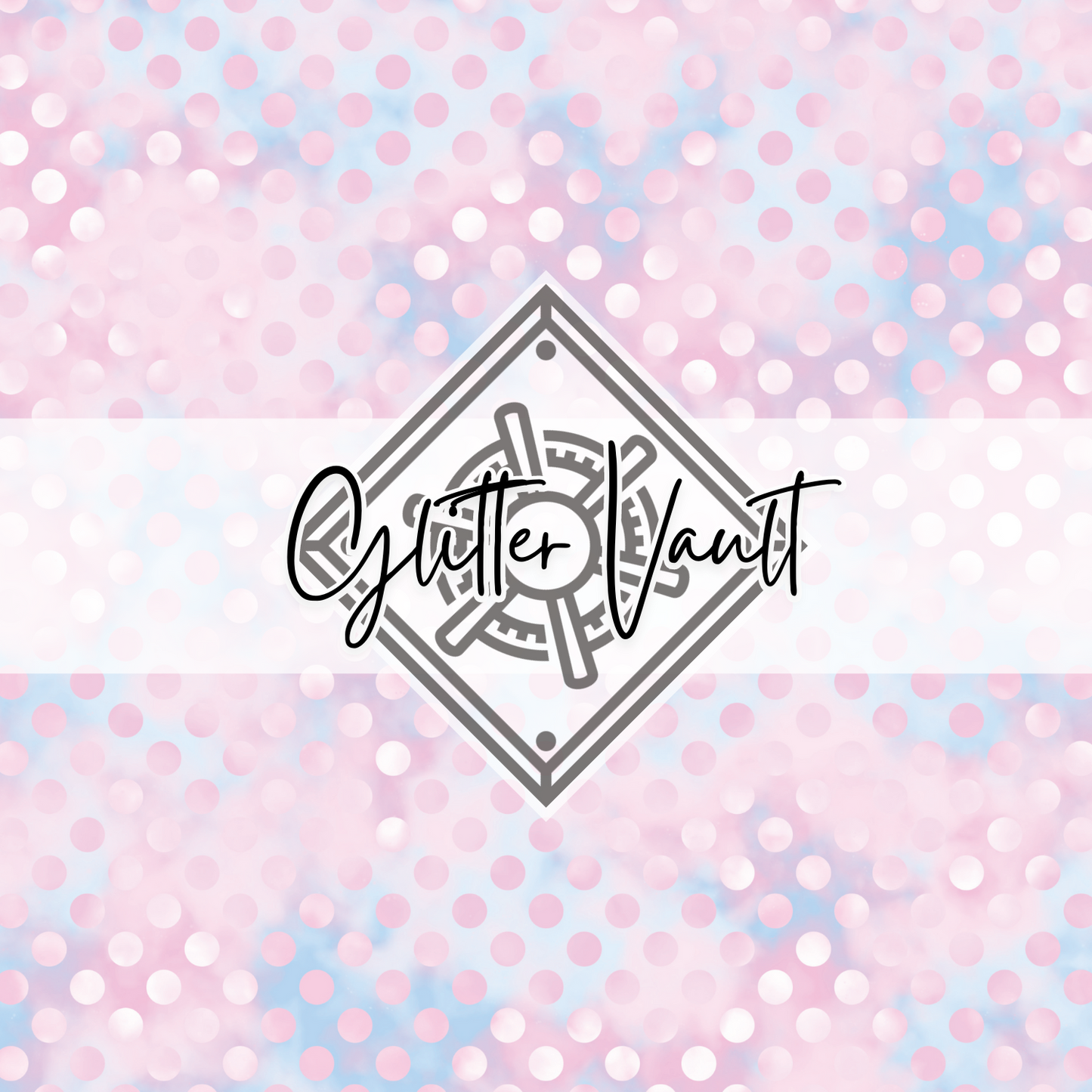 #5019 - Watercolour Polka Dot Vinyl Print