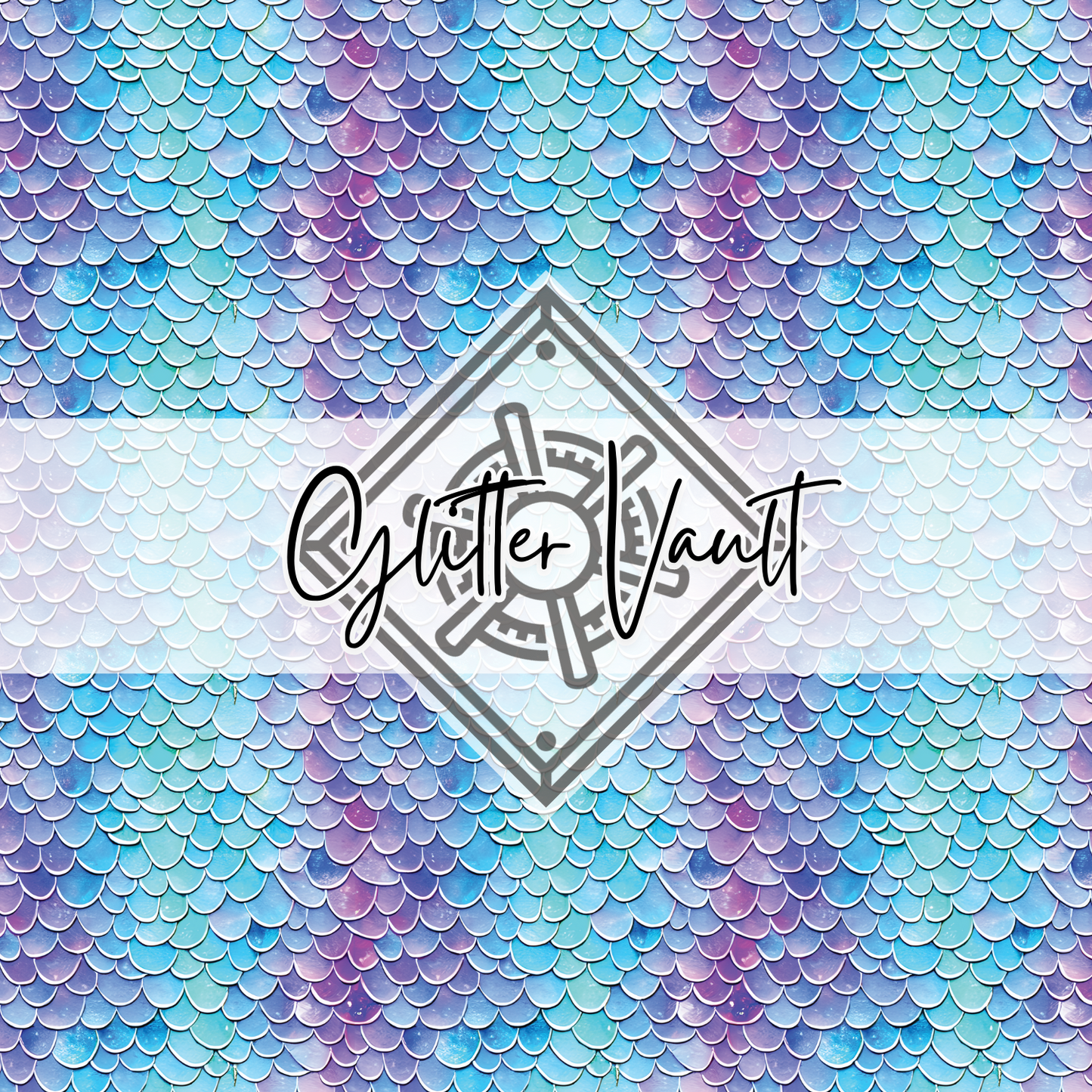 #7183 - Mermaid Scales Vinyl Print