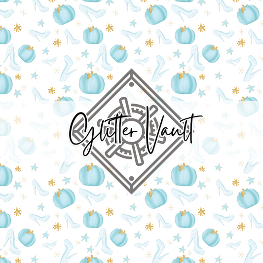 #7185 - Glass Slipper Vinyl Print