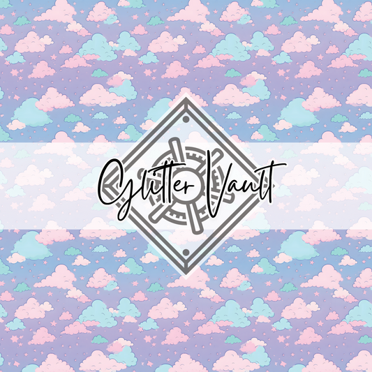 #7186 - Clouds Vinyl Print