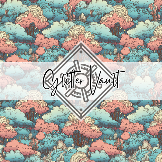 #7189 - Clouds Vinyl Print