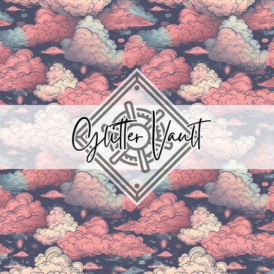 #7190 - Clouds Vinyl Print