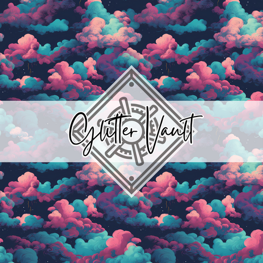 #7191 - Clouds Vinyl Print