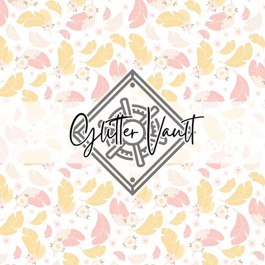 #7198 - Feathery Vinyl Print