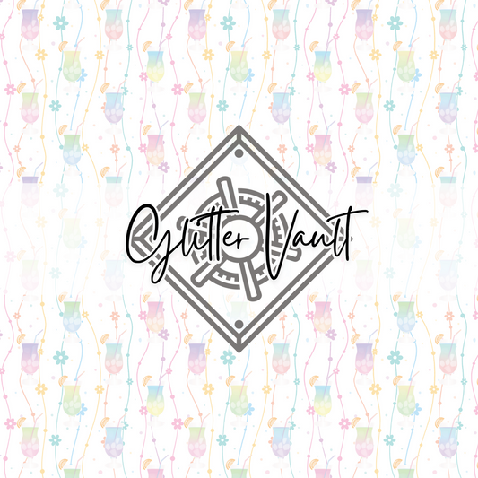 #7202 - Pastel Drinkies Vinyl Print