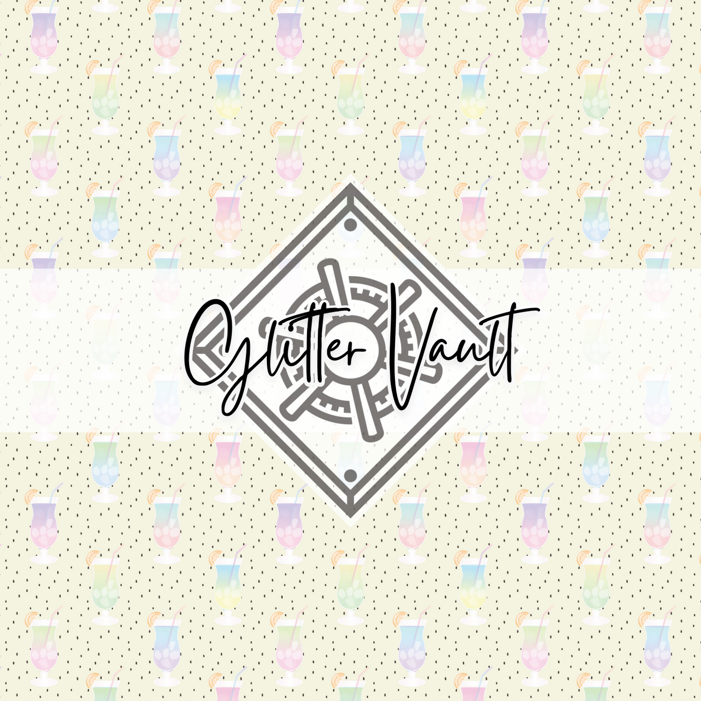 #7203 - Pastel Drinkies Vinyl Print