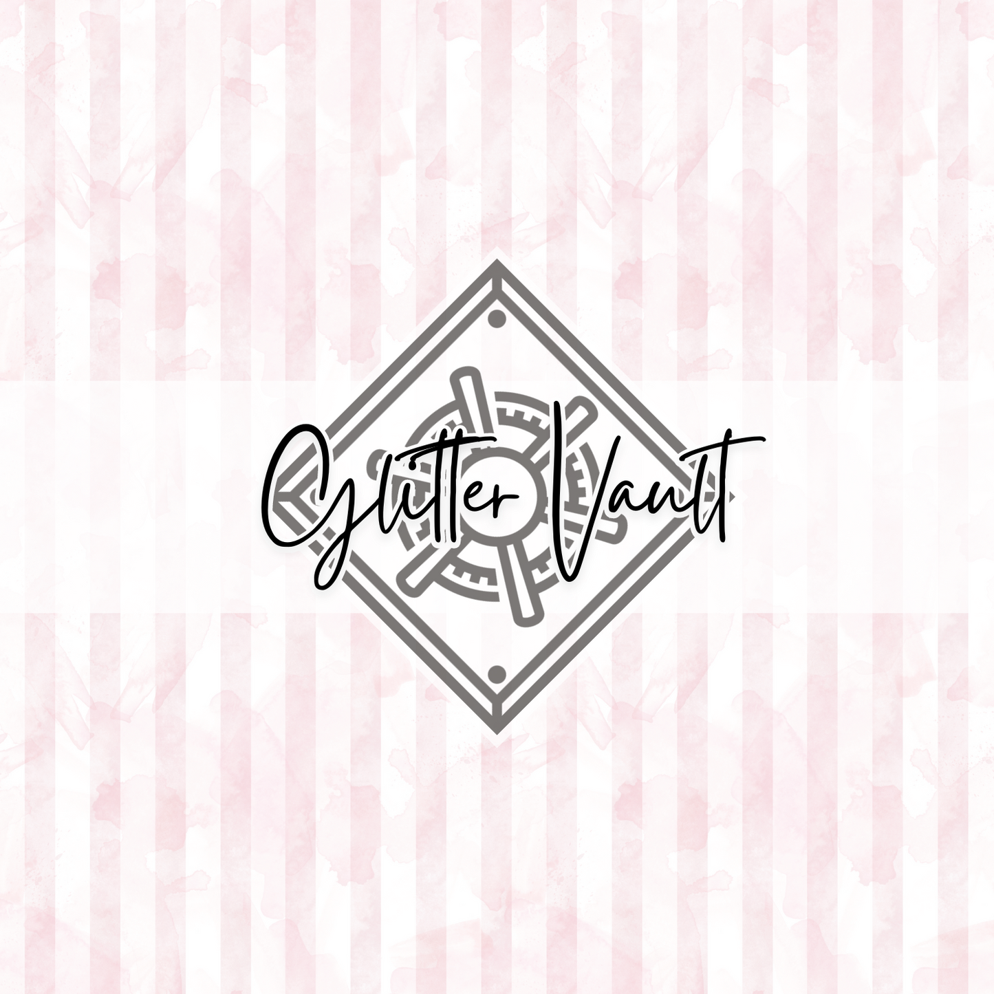 #7204 - Pastel Stripes Vinyl Print - Large