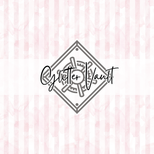 #7204 - Pastel Stripes Vinyl Print - Large