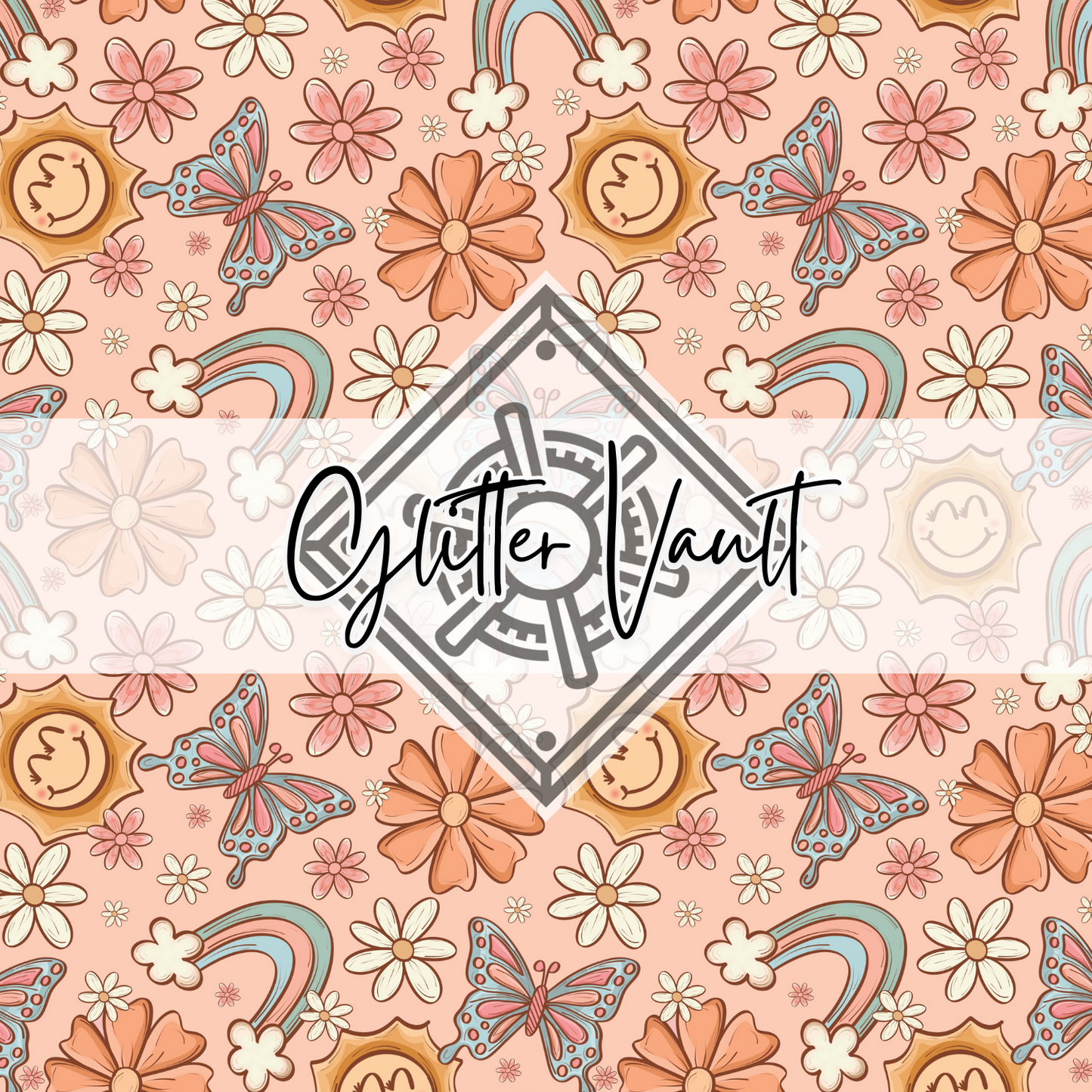 #7222 - Groovy Sun Vinyl Print