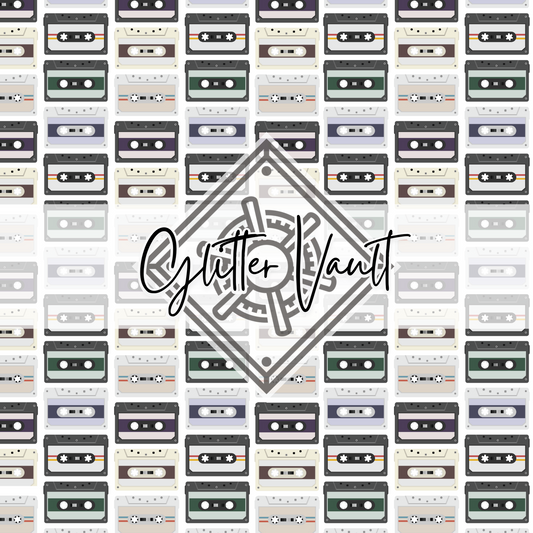 #7241 - Mix Tape - Retro - Vinyl Print