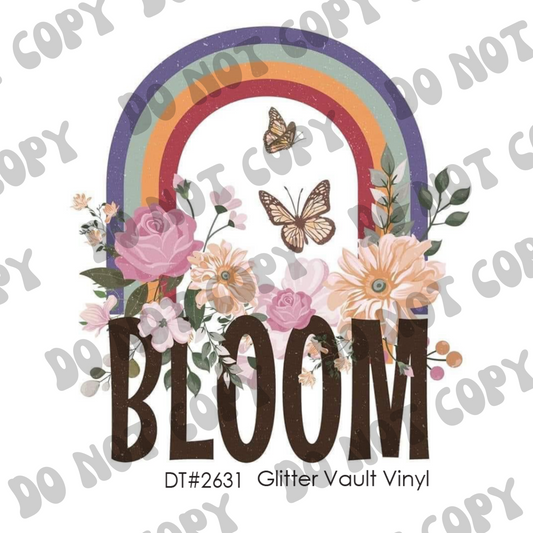 DT# 2631 - Bloom  - Transparent Decal