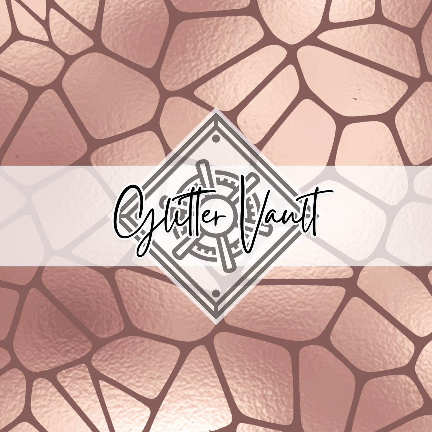 #9003 - Copper Cracked Earth Vinyl Print