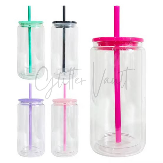 12oz-16oz Acrylic Snowglobe Tumblers