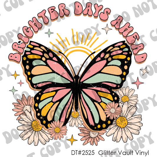 DT# 2525 - Brighter Days Ahead - Transparent Decal