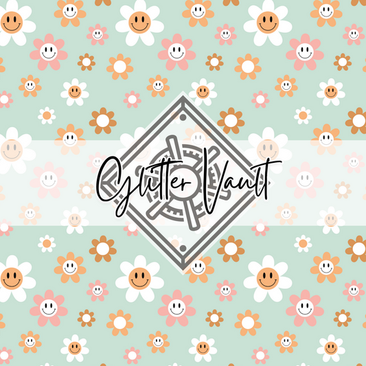#1038 - Groovy Daisy Vinyl Print