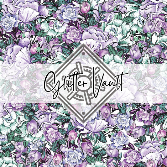 #1054 - Floral Vinyl Print