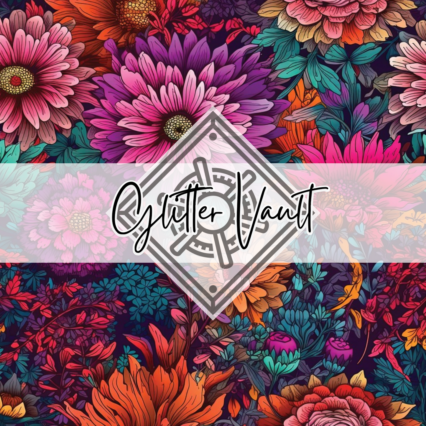 #1082 - Vibrant Garden Vinyl Print