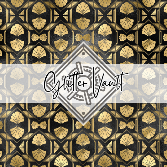 #2005 - Art Deco Fan Vinyl Print