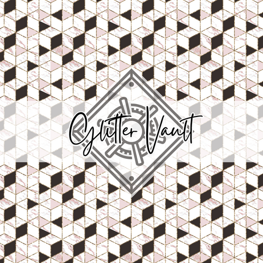 #2020 - Geo Triangles Vinyl Print