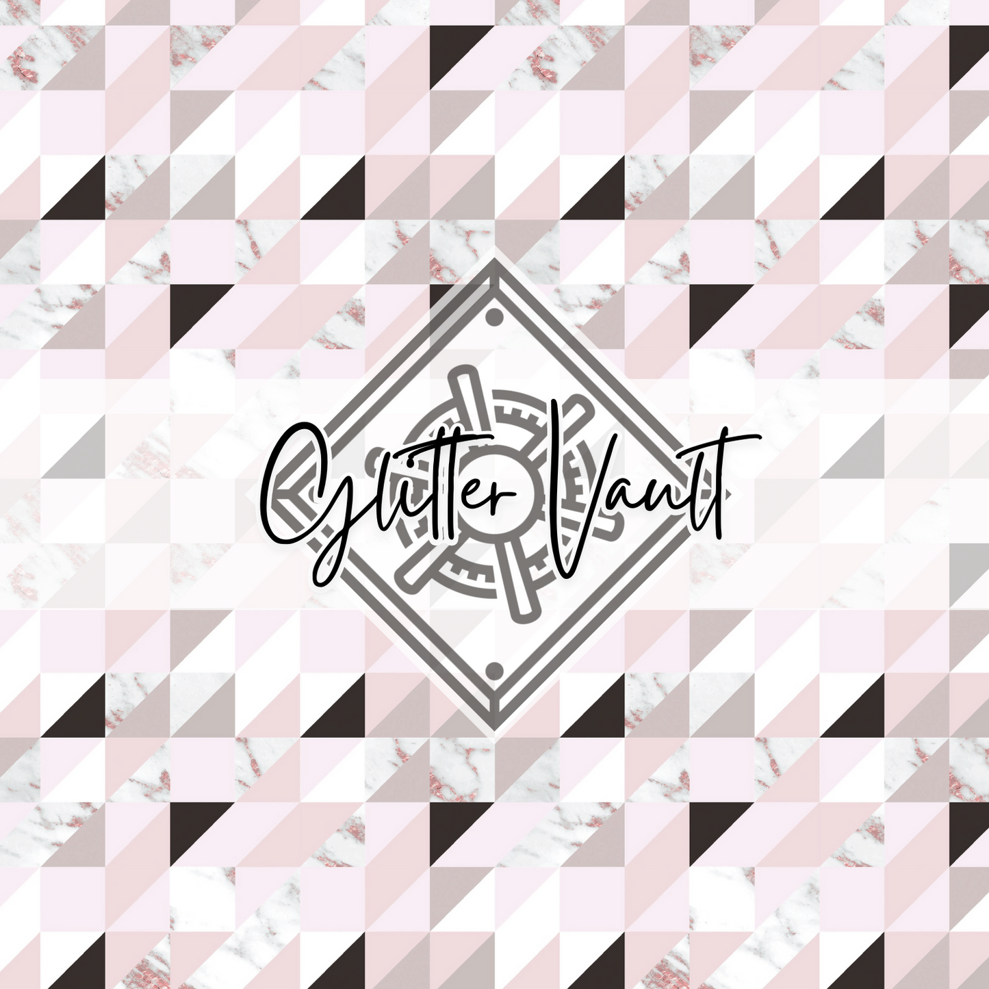 #2021 - Geo Triangles Vinyl Print
