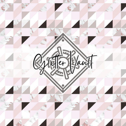 #2021 - Geo Triangles Vinyl Print