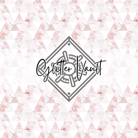 #2023 - Geo Triangles Vinyl Print - Small