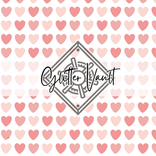 #3413 - Hearts Vinyl Print - Large