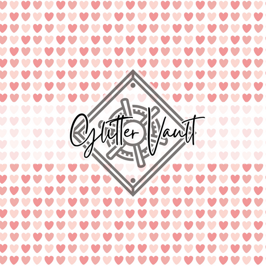 #3414 - Hearts Vinyl Print - Small