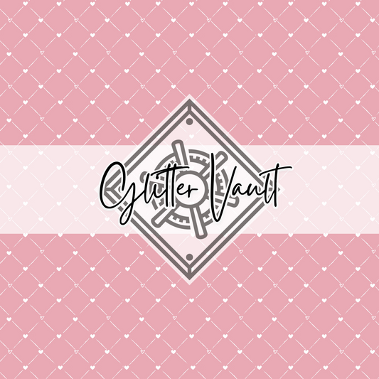 #3419 - Quilted Hearts Vinyl Print