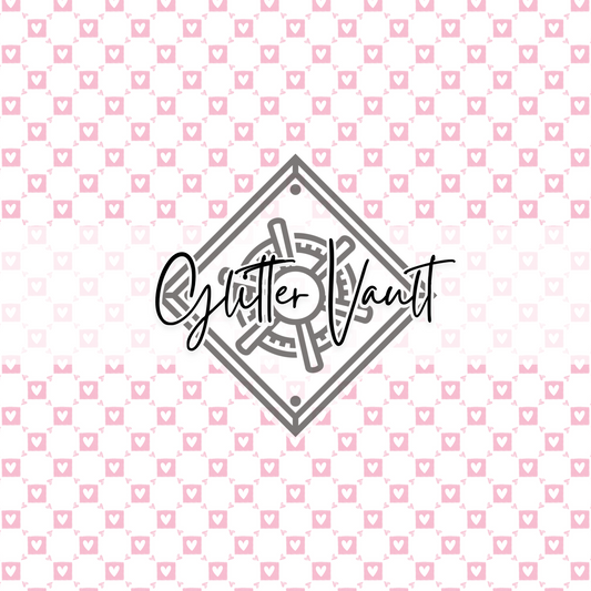 #3421 - Square Hearts Vinyl Print