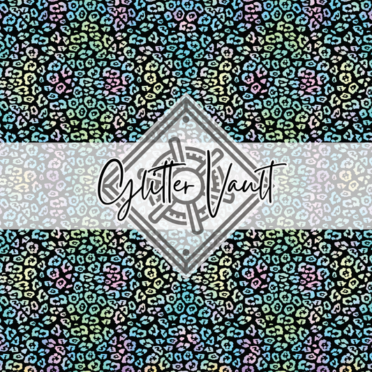 #4010 - Neon Leopard Vinyl Print - Small