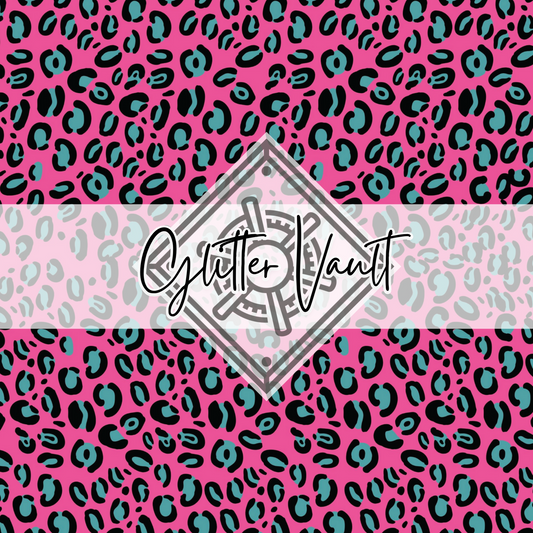 #4012 - Neon Leopard Vinyl Print