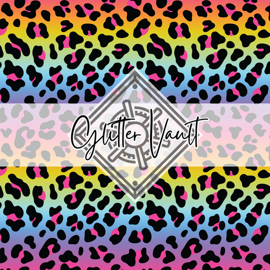 #4016 - Neon Leopard Vinyl Print