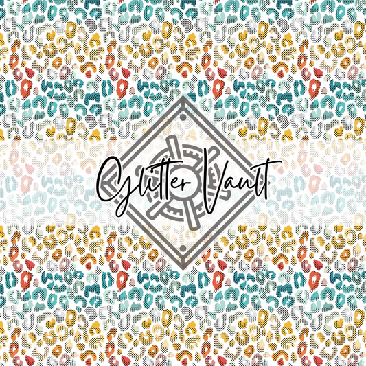 #4026 - Art Deco Leopard Vinyl Print - Small