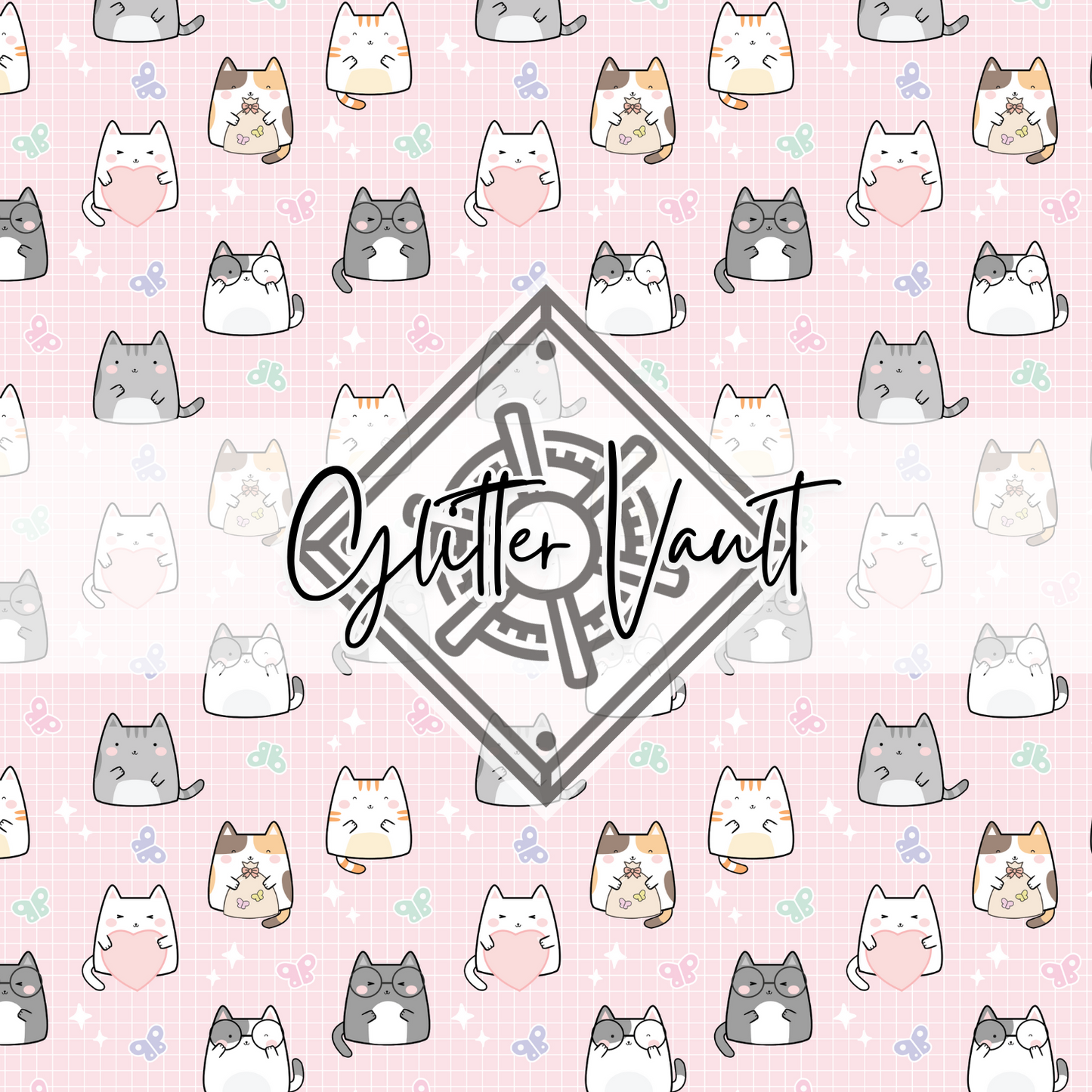 #4034 - Cute Kitty Vinyl Print