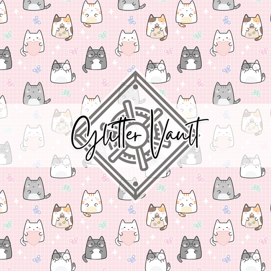 #4034 - Cute Kitty Vinyl Print