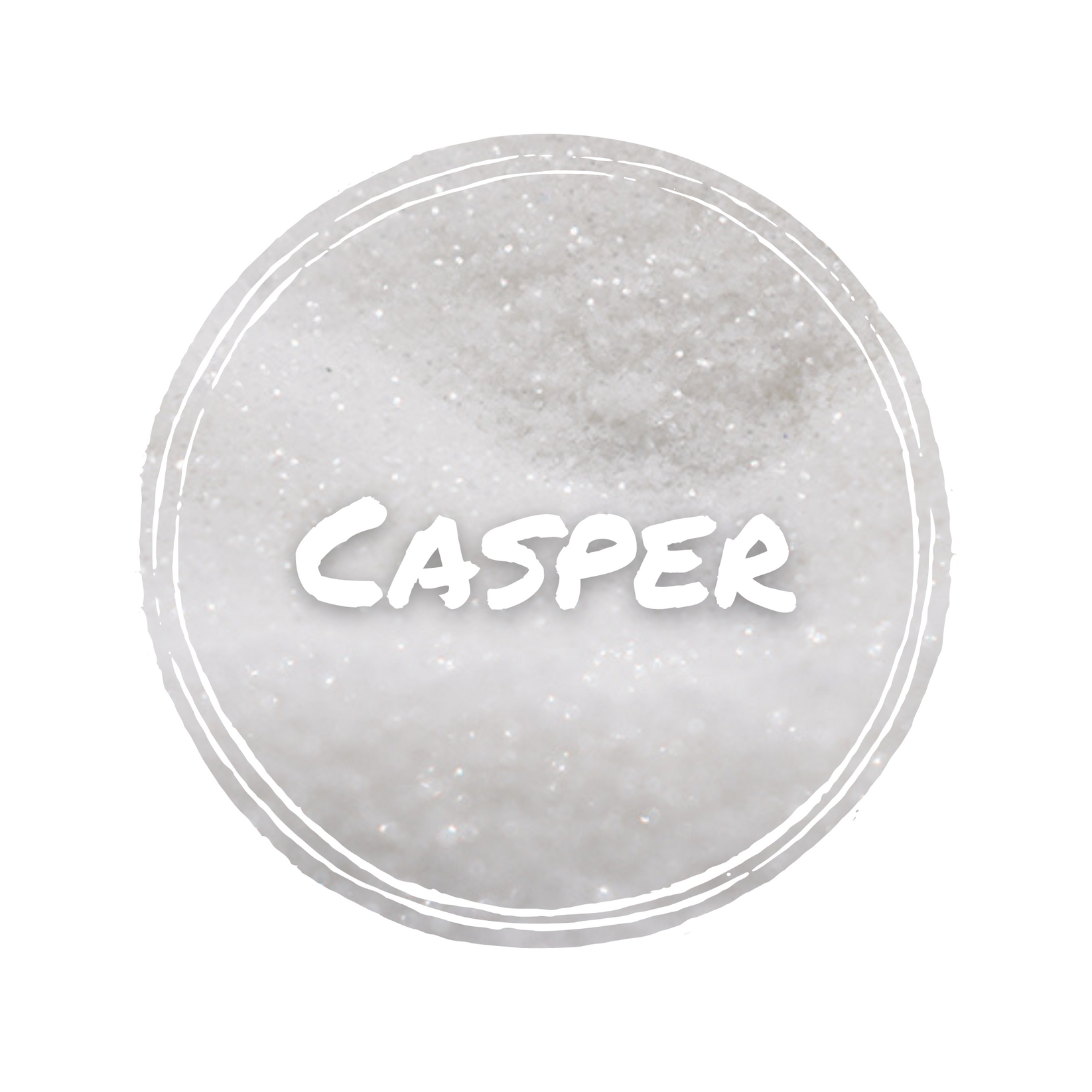 Casper white ultra fine glitter Glitter Vault