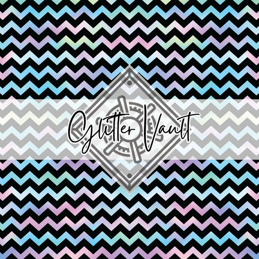 #7031 - Neon Geo Vinyl Print - Large
