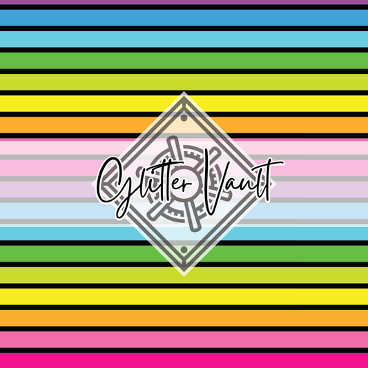 #7059 - Stripes Vinyl Print - Large
