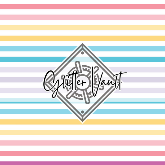 #7063 - Stripes Vinyl Print - Large