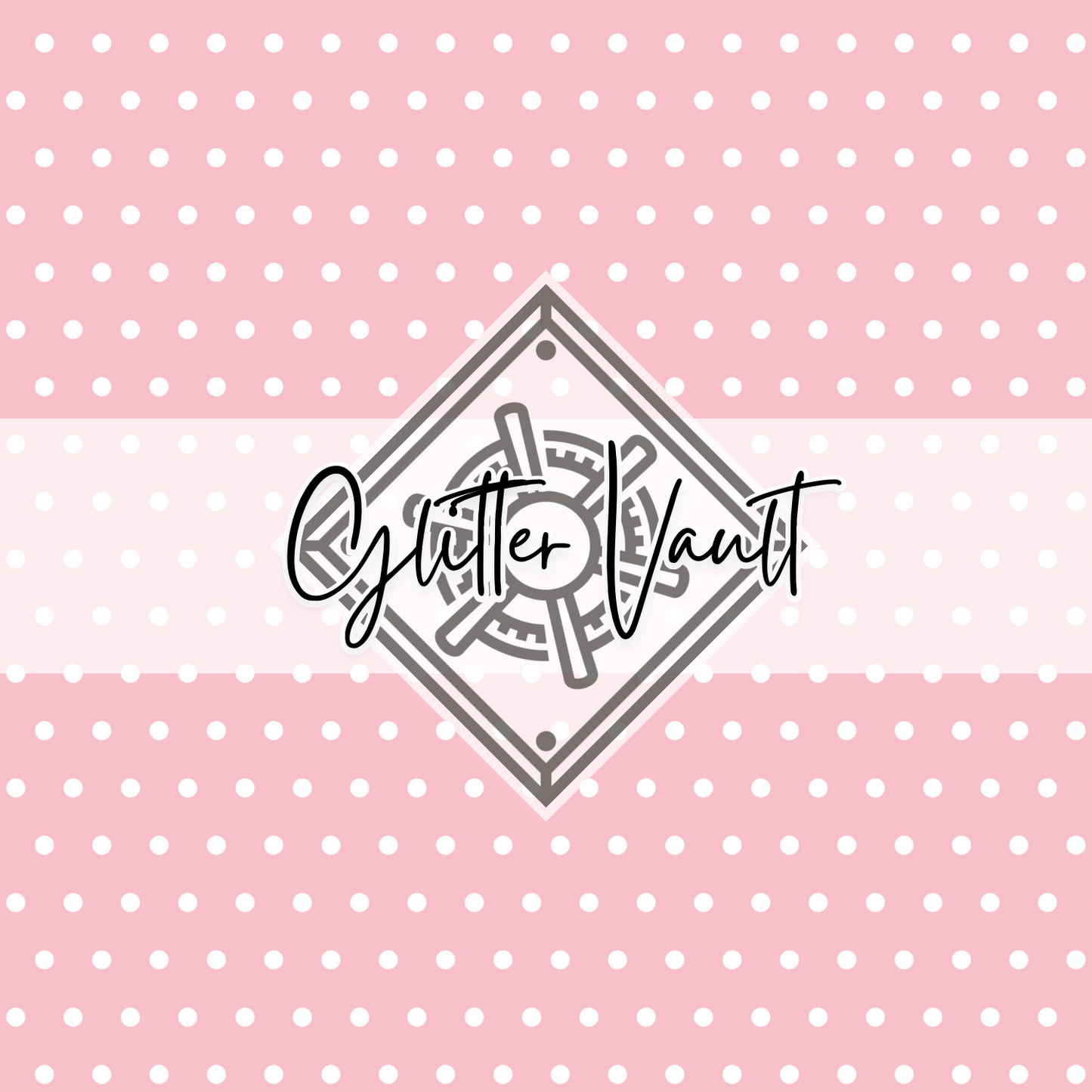 #7064 - Pink Polka Dot Vinyl Print