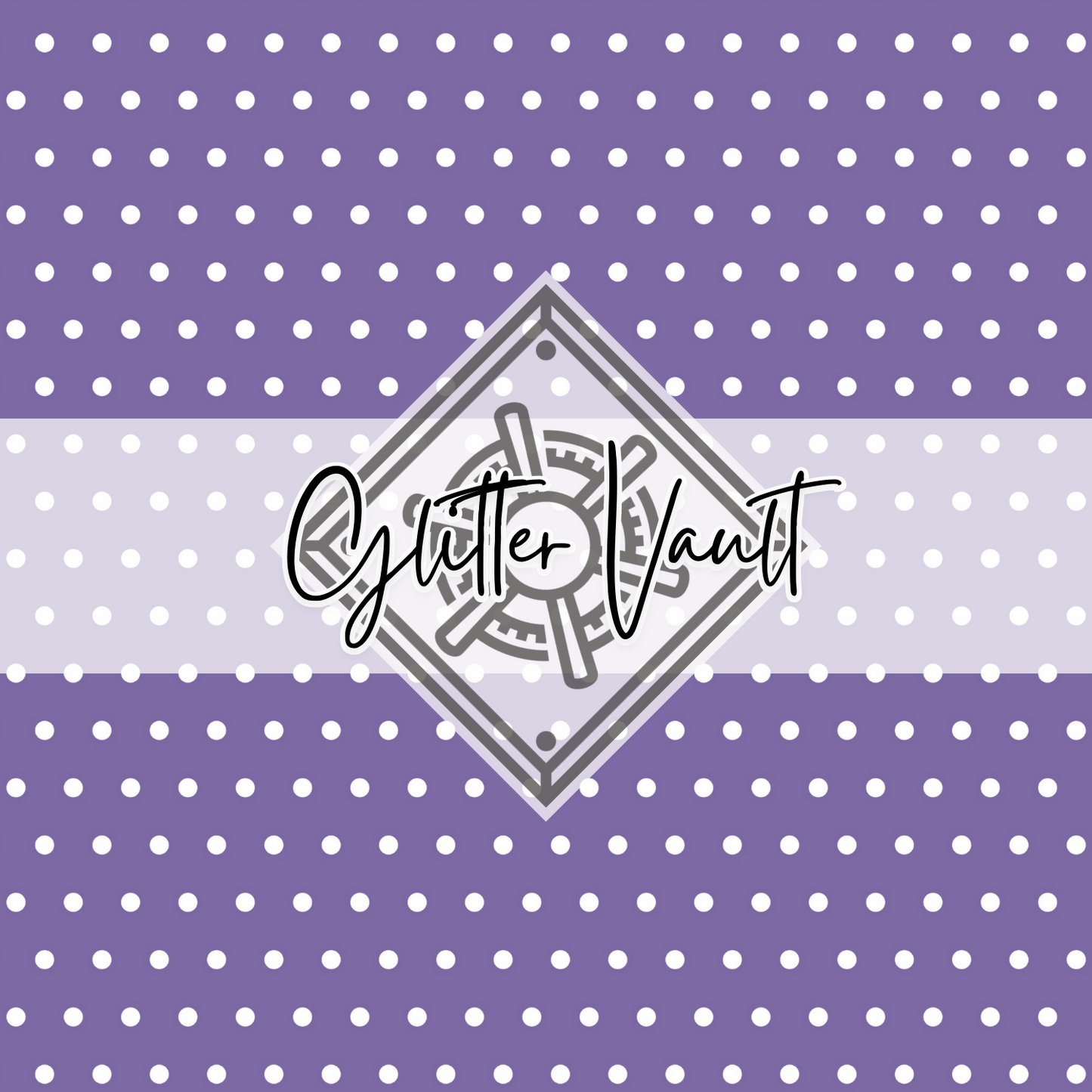 #7069 - Purple Polka Dot Vinyl Print