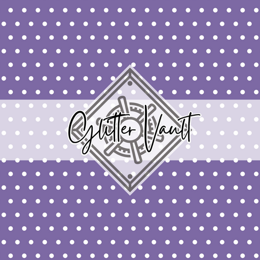 #7069 - Purple Polka Dot Vinyl Print