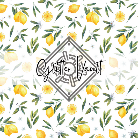 #7076 - Lemon Vinyl Print - Large