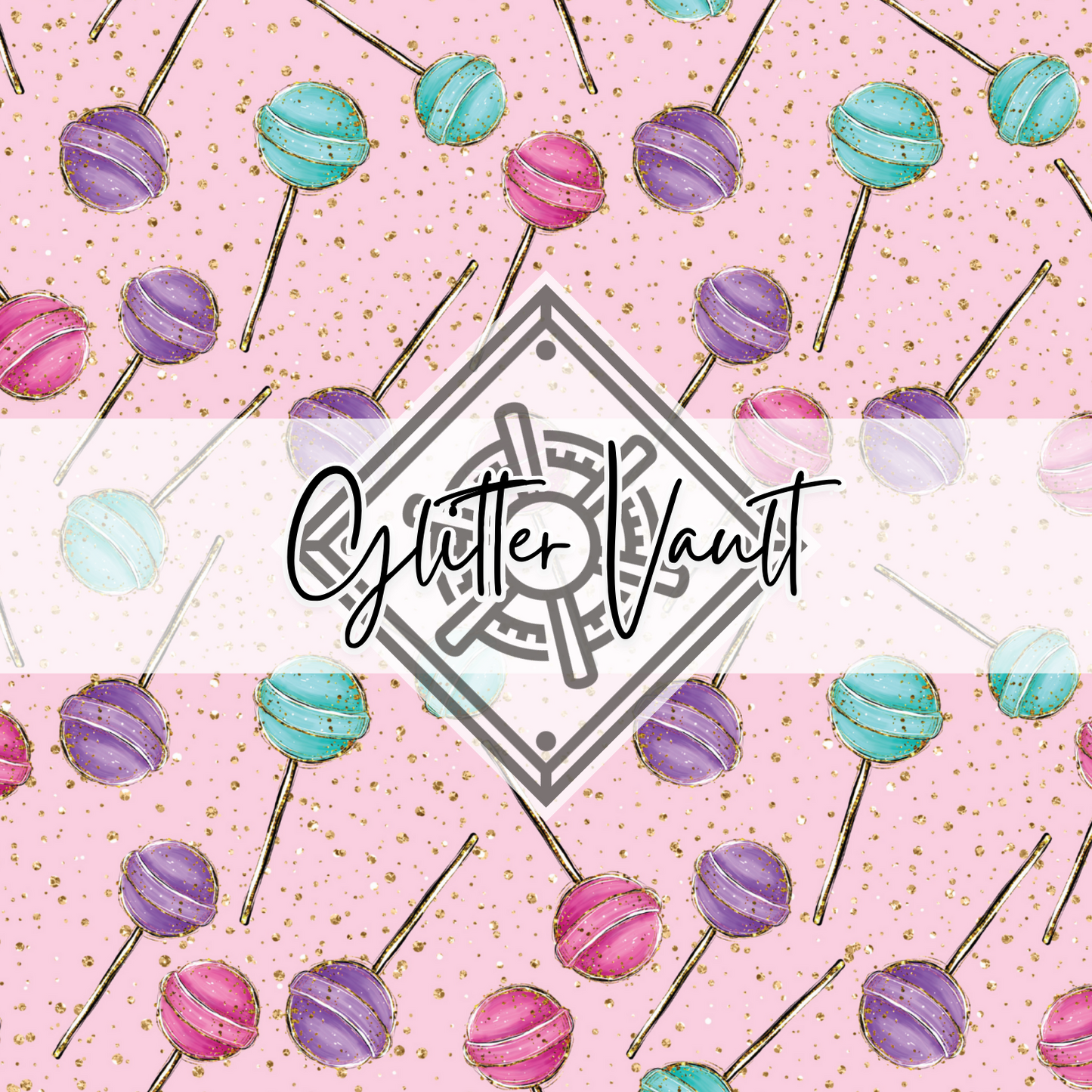#7086 - Lolly Pop Vinyl Print - Large
